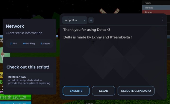 Delta Executor using Emulator